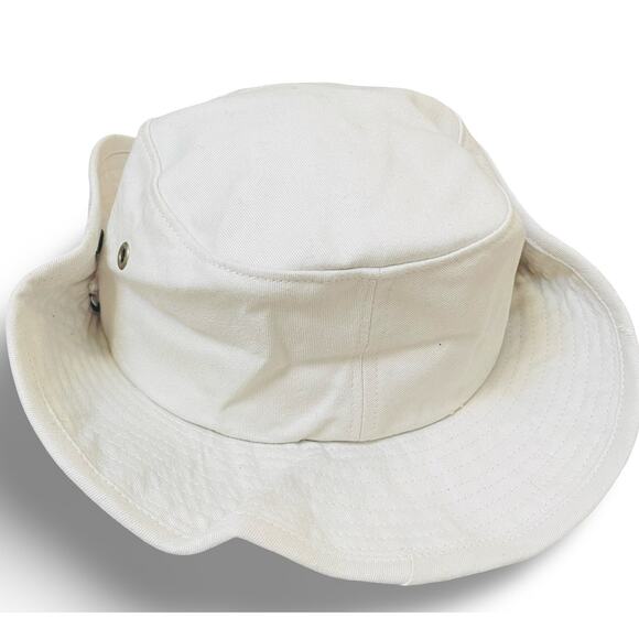 Cobra Mens Tan Boonie Bucket Hat Side Snaps Chinstrap Safari Fishing Sun Cap OS - Picture 4 of 7